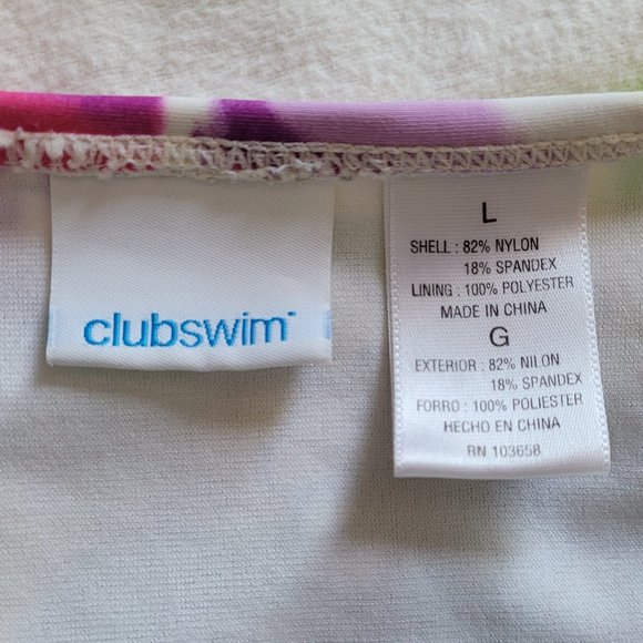 Clubswim floral bikini bottoms in a size large - Picture 2 of 4